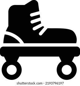 skating Vector illustration on a transparent background. Premium quality symmbols. Glyphs vector icons for concept and graphic design.