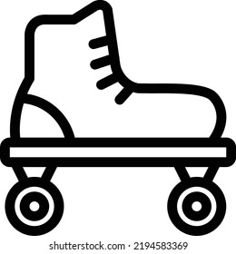 skating Vector illustration on a transparent background.Premium quality symmbols.Stroke vector icons for concept and graphic design.