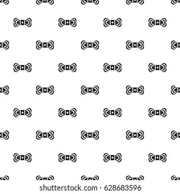 Skein of yarn pattern seamless in simple style vector illustration