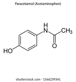 Paracetamol Chemical Formula Images Stock Photos Vectors Shutterstock