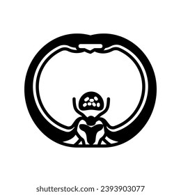 Skeletal Muscle icon in vector. Logotype