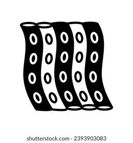 Skeletal Muscle icon in vector. Logotype