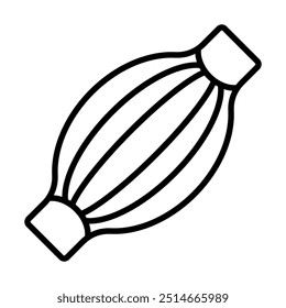 Ícone dos músculos esqueléticos ilustração do vetor de linha