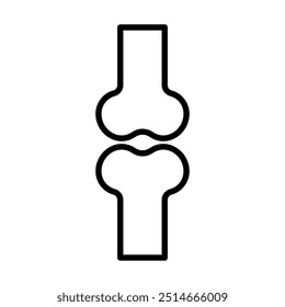 Skeletal System icon line vector illustration