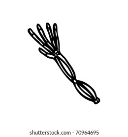 skeleton arm cartoon