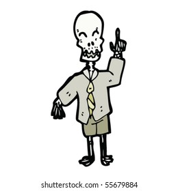 skeleton cartoon