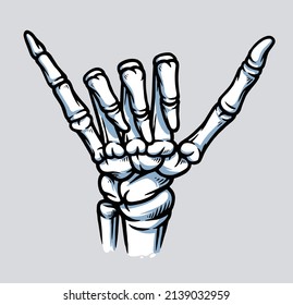 284 Skeleton hand peace sign Images, Stock Photos & Vectors | Shutterstock