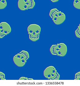 skeleton color distortion pattern vector