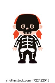 Skeleton Costume Character