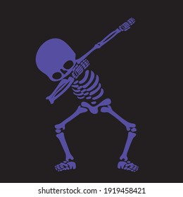 skeleton dab and funny dance