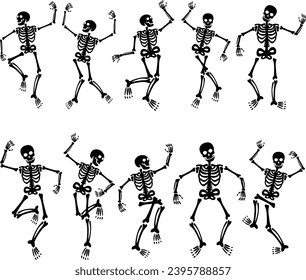 Skeleton Dancing Bundle, Funny Skeleton, Skull , Skeleton Dance, Skeleton Funny Dance, Dance, Funny Halloween