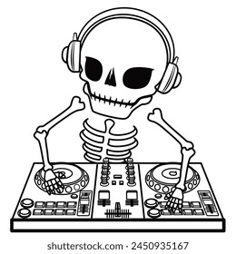 Skeleton ist ein DJ Mix Songs für eine Party-Show und laden alle ein, in den Spaß.