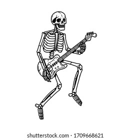 1,349 Skeleton playing guitar Images, Stock Photos & Vectors | Shutterstock