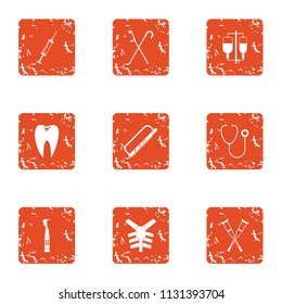 Skeleton frame icons set. Grunge set of 9 skeleton frame vector icons for web isolated on white background