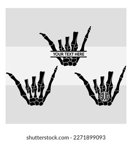 Skeletthandhands SVG, Skeleton-Hände, Middle Finger, Rack Hand, Skeletthandschuh, Hand in der Skelette, Skeletthörnchen, Skeletthandschuhe, Streichfeile, Skeletthandschuhe, Vektorgrafik