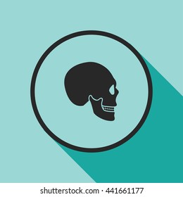 skeleton head icon