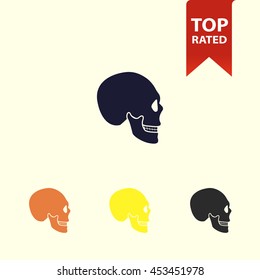 skeleton head icon