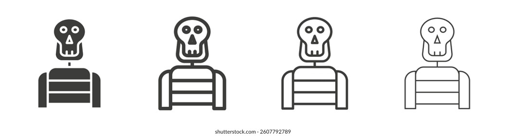 Skeleton icon collection for website designs