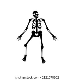 Skeleton icon design template vector isolated