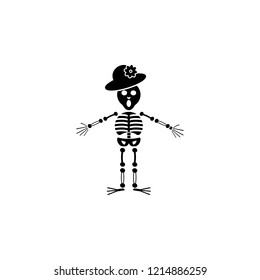 skeleton icon. Element of day dead icon for mobile concept and web apps. Detailed skeleton icon can be used for web and mobile
