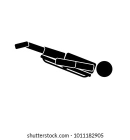 Skeleton. Icon on white background. Vector illustration