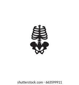 skeleton icon. sign design