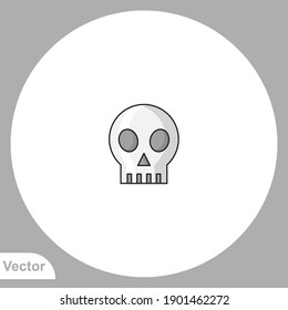 Skeleton icon sign vector,Symbol, logo illustration for web and mobile