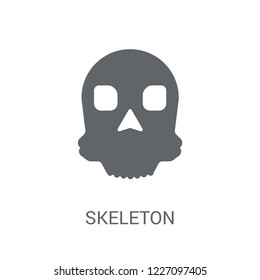 Skeleton icon. Trendy Skeleton logo concept on white background from Museum collection. Suitable for use on web apps, mobile apps and print media.