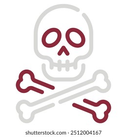Skeleton icon for web, app, infographic, etc