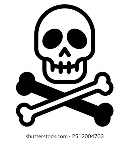 Skeleton icon for web, app, infographic, etc