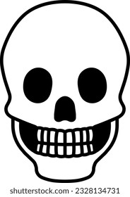 A skeleton isolated vector illustration.