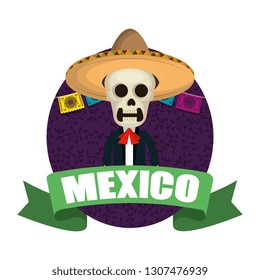 skeleton mexican with hat