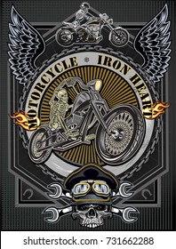 skeleton on motorcycle