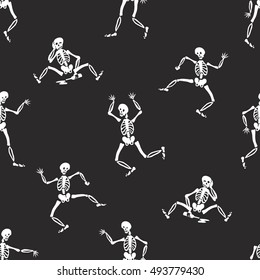 skeleton party pattern