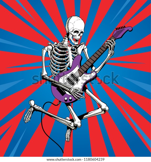 2,131 Skull Play Guitar Images, Stock Photos & Vectors | Shutterstock