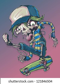 Skeleton Skateboarder