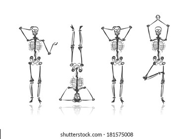 Skeleton sketches for your design