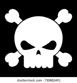 skeleton, skull vector