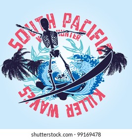 skeleton surf