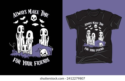 camiseta de esqueleto, fantasma, camiseta de halloween, camiseta gráfica, tipografía