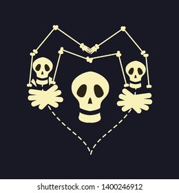 skeleton. vector illustration