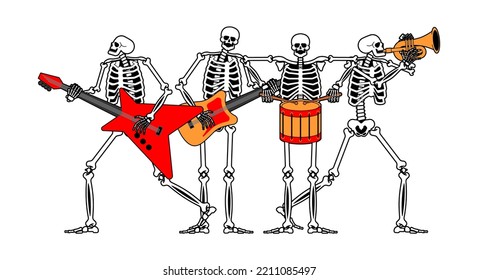 2,401 Skeleton Band Images, Stock Photos & Vectors | Shutterstock