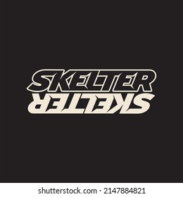 Skelter Logo design, Vectorial Illustration