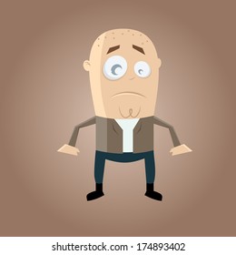 skeptical hooligan cartoon