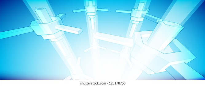 sketch of an abstract architecture