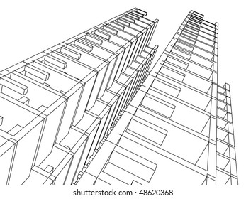 sketch of an abstract architecture