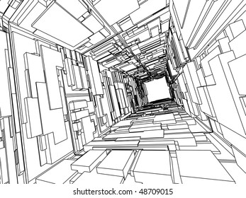 sketch of an abstract architecture