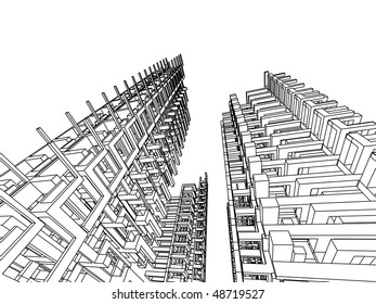sketch of an abstract architecture