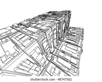 sketch of an abstract architecture