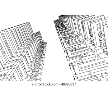 sketch of an abstract architecture